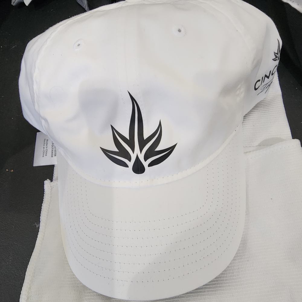 Nike White Hat with Black Logo